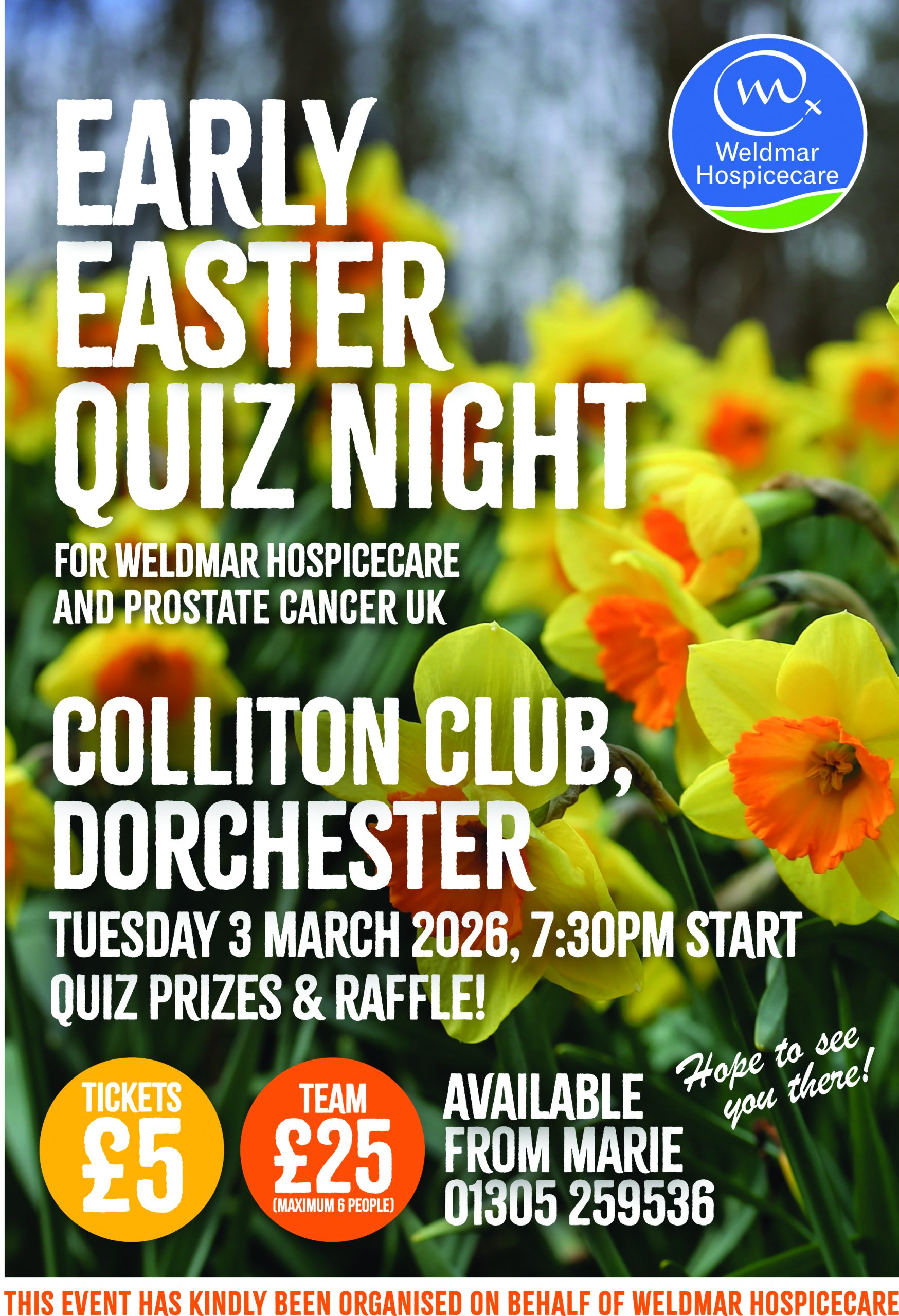 Charity Quiz Night March 2026 Daffodils